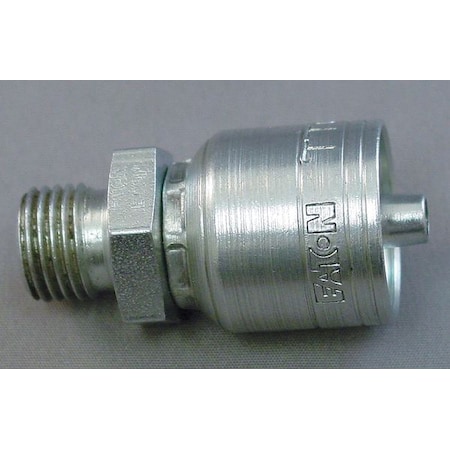Hose Fitting, Male BSPP, Straight, G 3/4 MPN:1A12BP12