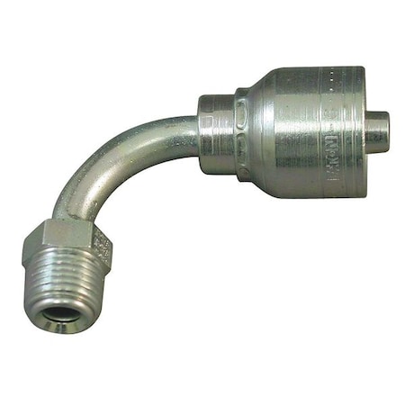 Crimp Fitting, 90deg, 1/4