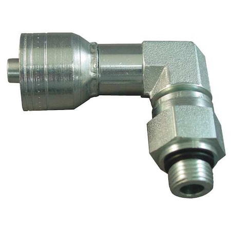 Crimp Fitting, 90 deg., 1/4