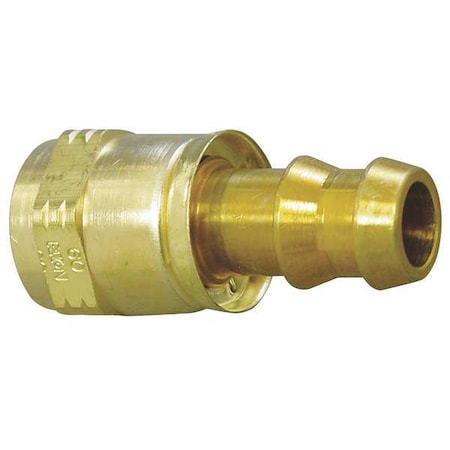 Hydraulic Hose Fitting, Brass, 5/8