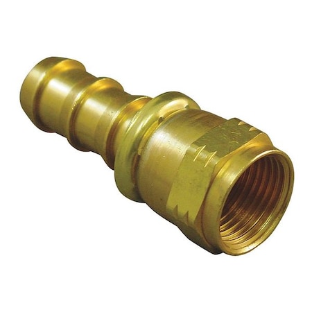 Hydraulic Hose Fitting, Brass, 7/16