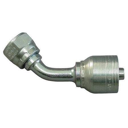 Hydraulic Hose Fitting, 45deg Elbow Shape MPN:4S12BFA12