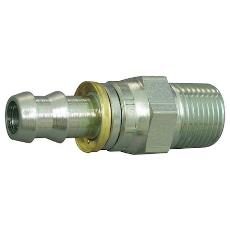 Hydraulic Hose Fitting, Brass, 1/8