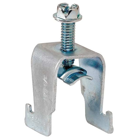 Clamp, Conduit; EMT; Strut Use, 3/8 in, Steel, Galvanized MPN:B1506S