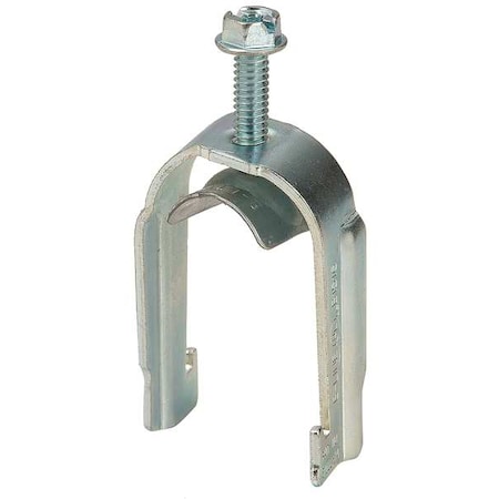 Clamp, Conduit; EMT; Strut Use, 2 in, Steel, Galvanized MPN:B1532S