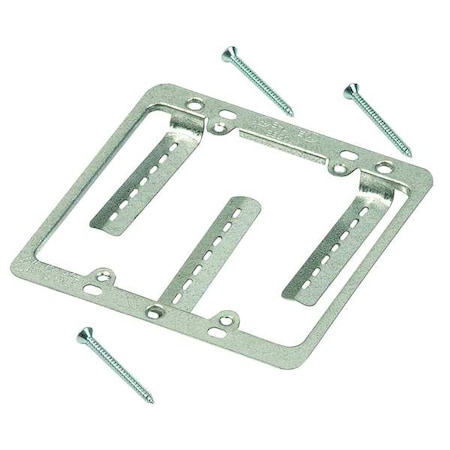 Communication Bracket, 2 Gangs, Pre-Galvanized Steel, Gang Box Type MPN:BB20L