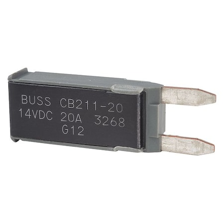 Automotive Circuit Breaker, CB211 Series, 20 A MPN:CB211-20
