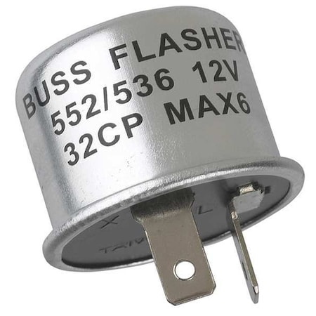 Automotive Flasher, 12V, Silver MPN:NO.552