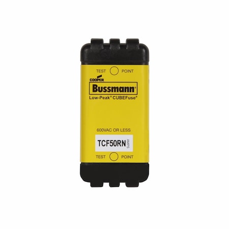 Fuse, 600VAC, Cube, CF, 50A, 300VDC, Non-Ind MPN:TCF50RN