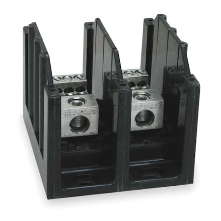 Power Distribution Block, Open, 2 Pole, 175 A Copper, 600 V AC/DC MPN:16321-2