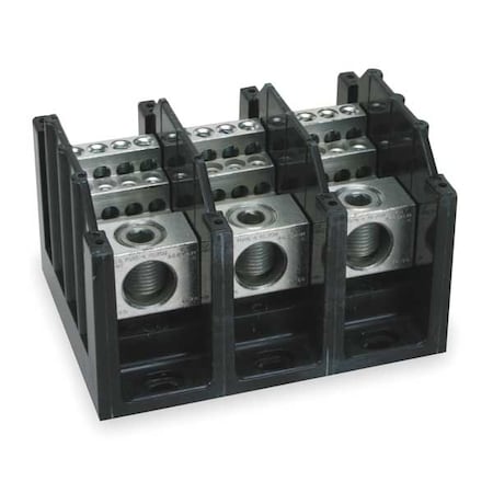 Power Distribution Block, Open, 3 Pole, 310 A Copper, 600 V AC/DC MPN:16370-3