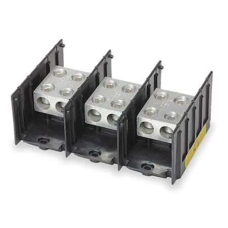 Power Distribution Block, Open, 3 Pole, 620 A Copper, 600 V AC/DC MPN:16500-3