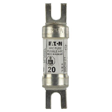 Ceramic Fuse, CIF21 Series, Time-Delay, 20A, 600V AC, 200kA at 250V DC, 200kA at 600V AC MPN:20CIF21