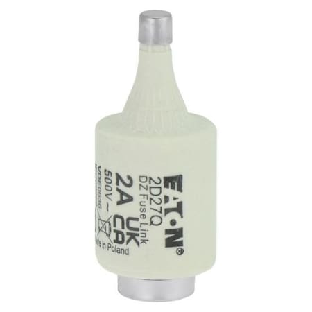 Ceramic Fuse, Fast-Acting, 2A, 500V AC, 50kA at 500V AC MPN:2D27Q