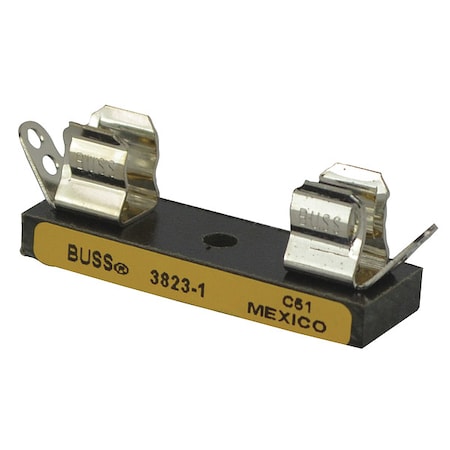 Open Fuse Block, 0 to 30A Amp Range, 250V AC/125V DC Volt Rating, 1 Poles, Solder MPN:3823-1