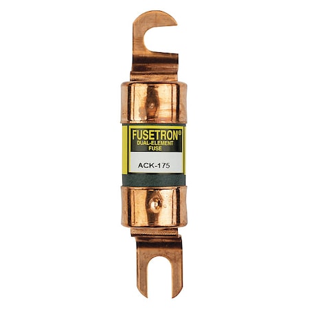 Forklift Limiter Fuse, ACK Series, 175A, Time-Delay, Not Rated, Bolt-On MPN:ACK-175