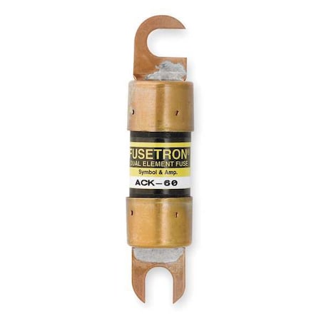 Forklift Limiter Fuse, ACK Series, 60A, Time-Delay, Not Rated, Bolt-On MPN:ACK-60