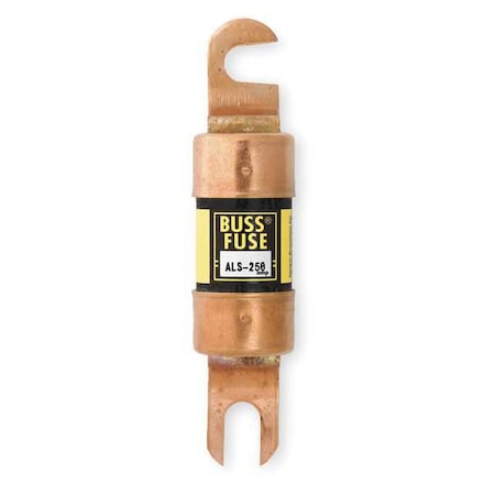 Limiter Fuse, ALS Series, 250A, Fast-Acting, Not Rated, Bolt-On MPN:ALS-250B
