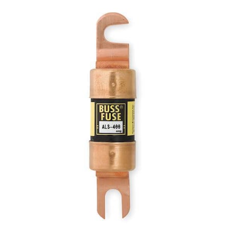 Limiter Fuse, ALS Series, 400A, Fast-Acting, Not Rated, Bolt-On MPN:ALS-400B