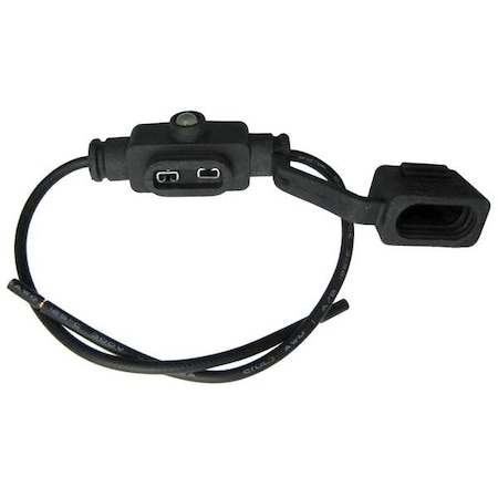 In-Line Fuse Holder, 0 to 20A Amp Range, 32V DC Volt Rating, 1 Poles, Wire Leads MPN:ATM-FHID