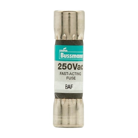Midget Fuse, Fast-Acting, 8A, 250V AC, Non-Indicating, 10kA at 125V AC, 200A at 250V AC MPN:BAF-8