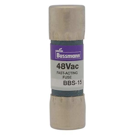 Midget Fuse, Fast-Acting, 4A, 600V AC, Non-Indicating, 10kA at 600V AC MPN:BBS-4
