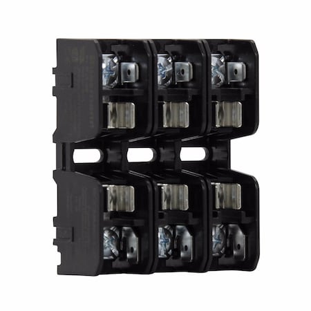 Open Fuse Block, CC UL Class, 600V AC/DC Volt Rating, 3 Poles, Pressure Plate MPN:BCCMM603-3PQ