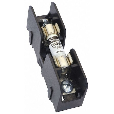 Open Fuse Block, J UL Class, 600V AC/DC Volt Rating, 1 Poles, Quick Connect MPN:BMM603-1PQ
