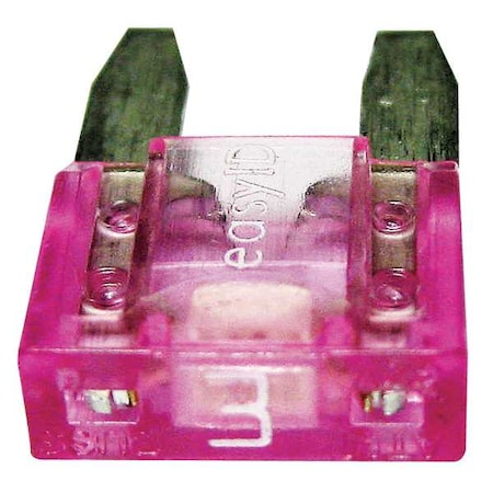 Automotive Fuse, 3A, 2 PK MPN:BP/ATM-3ID
