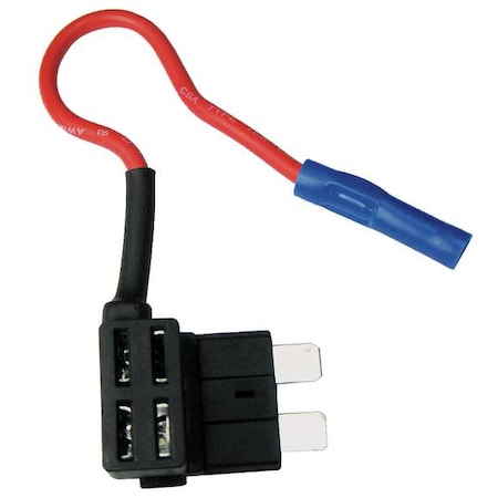 Fuse Holder, 0 to 10A Amp Range, 32V DC Volt Rating, 1 Poles, Crimp MPN:BP/HHA-RP