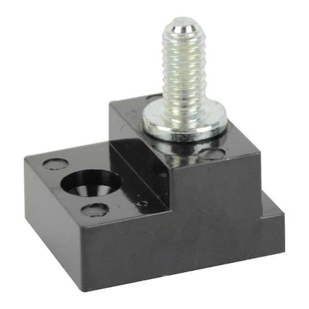 Open Fuse Block, 101 to 200A Amp Range, 600V AC/DC Volt Rating, 1 Poles, Bolt MPN:C5268-3