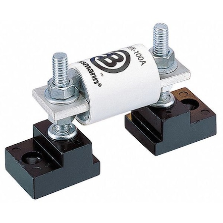 Open Fuse Block, 61 to 100A Amp Range, 600V AC/DC Volt Rating, 1 Poles, Bolt MPN:C5268-5