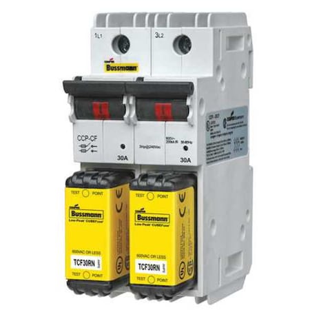 Disconnect Switches, 0 to 30A Amp Range, 600V AC/125V DC Volt Rating, 2 Poles, Box Lug MPN:CCP2-2-30CF