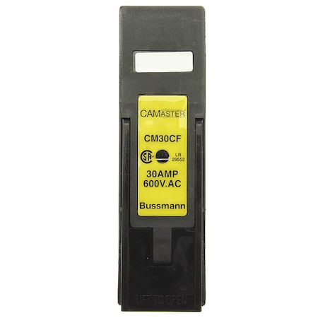 Fuse Holder, 0 to 30A Amp Range, 690V AC/DC Volt Rating, 1 Poles, Screw MPN:CM30CF