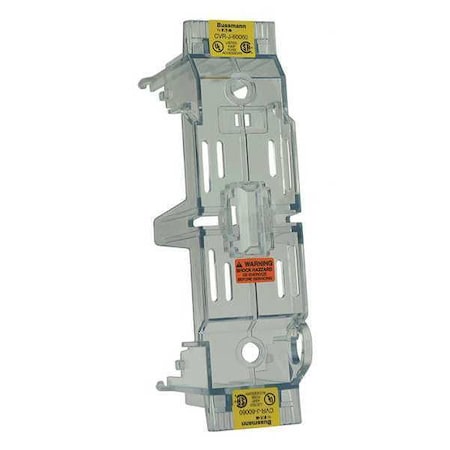 Open Fuse Block Cover, J UL Class, 35 to 60A Amp Range, 600V AC/DC Volt Rating MPN:CVR-J-60060