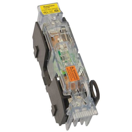 Open Fuse Block Cover, H; K UL Class, 0 to 30A Amp Range, 250V AC/DC Volt Rating MPN:CVRI-RH-25030