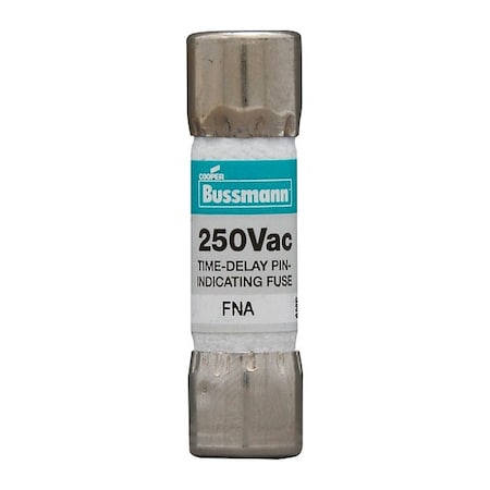 Midget Fuse, Time-Delay, 2A, 250V AC, Indicating, 10kA at 125V AC MPN:FNA-2