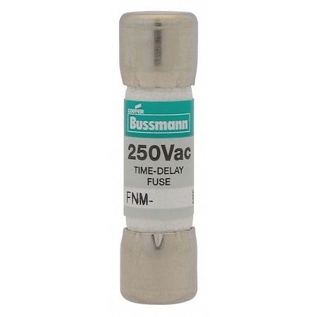 Midget Fuse, Time-Delay, 4A, 250V AC, Non-Indicating, 10kA at 125V AC, 200A at 250V AC MPN:FNM-4