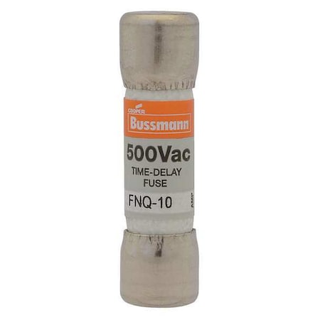 Midget Fuse, Time-Delay, 0.20A, 500V AC, Non-Indicating, 10kA at 500V AC MPN:FNQ-2/10