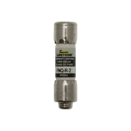 CC Class, Time-Delay, 2A, 600V AC, Non-Indicating MPN:FNQ-R-2
