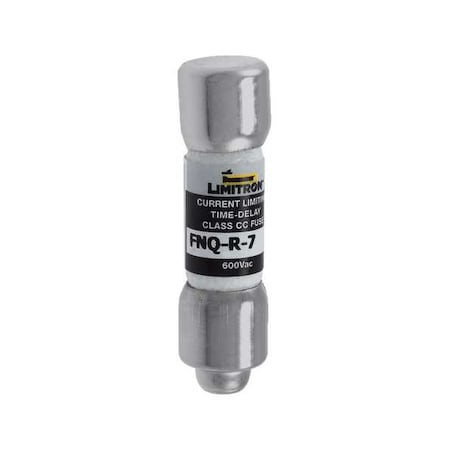 CC Class, Time-Delay, 7A, 600V AC, Non-Indicating MPN:FNQ-R-7