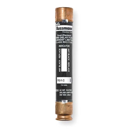 UL Class Fuse, RK5 Class, Time-Delay, 12A, 600V AC, Indicating MPN:FRS-R-12ID