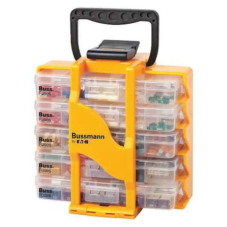 Automotive Fuse Kit, ATC, ATM, ATM-LP, FMX, MAX Series, 275 Fuses Included, 2 to 100A, Not Rated MPN:Fuse-Caddy1