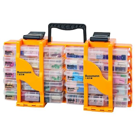 Automotive Fuse Kit, ATC, ATM, ATM-LP, FMX, MAX Series, 372 Fuses Included, 2 to 300A, Not Rated MPN:Fuse-Caddy2