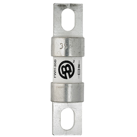 Semiconductor Fuse, 35A, Fast-Acting, 500V AC, Bolt-On MPN:FWH-35A