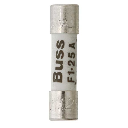 Ceramic Fuse, 250mA, 1.5kA at 250V AC, 5 PK MPN:GDA-250MA