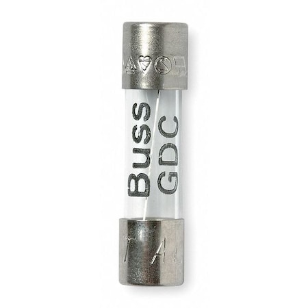 Glass Fuse, 63mA, 35A at 250V AC, 5 PK MPN:GDC-63MA