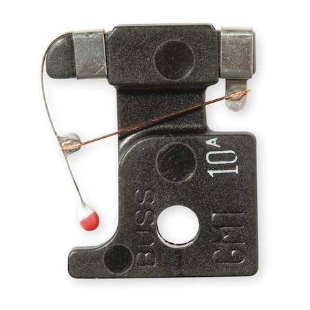 Telecom Fuse, 10A, Fast-Acting, 125V AC, Pin MPN:GMT-10A