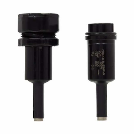 Fuse Holder, 0 to 30A Amp Range, 600V AC/DC Volt Rating, 1 Poles, Crimp MPN:HEB-AA