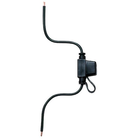 Fuse Holder, 0 to 20A Amp Range, 32V DC Volt Rating, 1 Poles, Wire Leads MPN:HHL